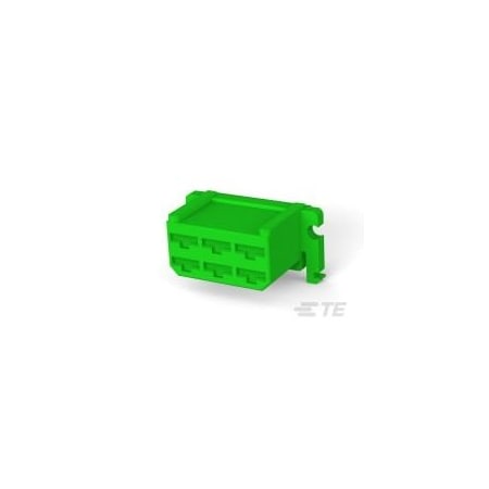 Te Connectivity F-F REC HSG 6P GREEN 1-171432-5